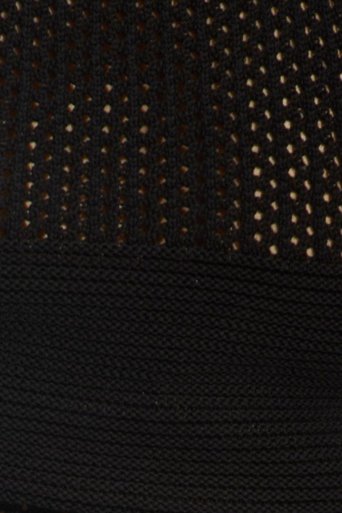 Black Crochet Maxiskirt